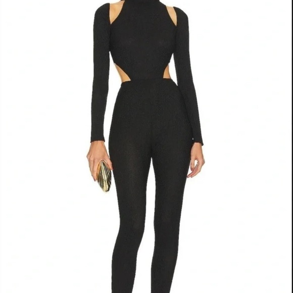 REVOLVE Pants - REVOLVE X Michael Costello ribbed cut out jumpsuit